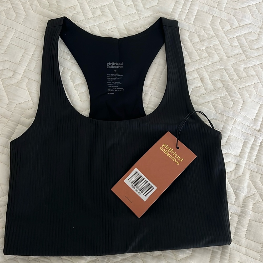 Girlfriend collective  xs racer back sports bra